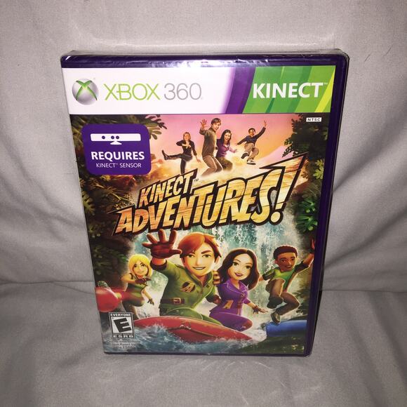 Xbox 360 New Sealed Kinect Adventures / Open Kinect Adventures Enjoy / Collect 1 - Picture 2 of 14